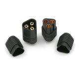 MT60 3 Pin Dişi Erkek Konnektör Soket Çift Amass 3.5mm 12Awg RC Esc Motor