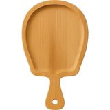 MTA High Tech Hıgh- Bambu Sunum Tabağı – Saplı Ergonomik , Doğal , Çevre Dostu, Kahvaltı, Peynir, Meze Tatlı Sunum - Standart