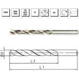 MTE B00007000060 Makina Takım 0.6 mm HSS DIN 338 Silindirik Saplı Taşlanmış Matkap Ucu