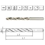MTE B00007000150 Makina Takım 1.5 mm HSS DIN 338 Silindirik Saplı Taşlanmış Matkap Ucu