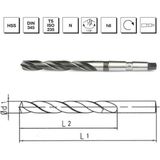 MTE B00007401600 Makina Takım 16 mm HSS DIN 345 Mors Konik Saplı Matkap Ucu