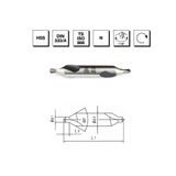 MTE B00010010100 Makina Takım 1 mm HSS DIN 333/A Punta Form A Matkap Ucu