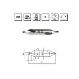 MTE B00010010250 Makina Takım 2.5 mm HSS DIN 333/A Punta Form A Matkap Ucu