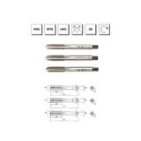 MTE B00100141587 5/8 inç HSS MTE Normu USA Normal Vidalı UNC 3'lü Takım Kılavuzu