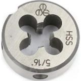 MTE B00110040397 Makina Takım W5/32 inç HSS DIN EN 22 568 Whitworth Normal Vidalı Pafta Lokması