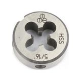 MTE B00110040952 Makina Takım W3/8 inç HSS DIN EN 22 568 Whitworth Normal Vidalı Pafta Lokması