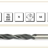 MTE DİN 338 11 mm HSS Silindirik Saplı Matkap Ucu