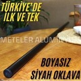 MTE HOME 60 Cm Siyah Eloksallı Metal Paslanmaz Alüminyum Oklava