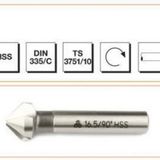 MTE HSS DIN 335/C 16.5 mm 90 Derece Havşa Freze