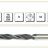 MTE HSS DIN 338 12 Mm Silindirik Saplı Kısa Haddeli Matkap Ucu