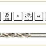 MTE HSS DIN 338 14 mm Taşlanmış Silindirik Saplı Kısa Matkap Ucu
