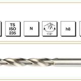 MTE HSS DIN 338 2 mm Taşlanmış Silindirik Saplı Kısa Matkap Ucu