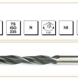 MTE HSS DIN 338 3.5 mm Haddeli Matkap Ucu