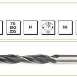 MTE HSS DIN 338 Silindirik Saplı Kısa Haddeli 2,0 mm Matkap Ucu