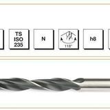 MTE HSS DIN 338 Silindirik Saplı Kısa Haddeli 2,2 mm Matkap Ucu