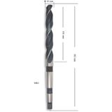 MTE HSS DIN 345 13 mm Mors Konik Saplı Matkap Ucu
