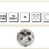 MTE HSS DIN EN 22 568 Metrik Normal Vidalı M 4x0,7 Pafta Lokması