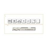 MTE HSSE DIN 844/BN 10 mm Kısa Parmak Freze