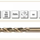 MTE Silindirik Saplı Krom Altın Seri 6.5 mm Matkap Ucu