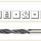 MTE Silindirik Saplı Metal 1 mm Matkap Ucu