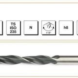 MTE Silindirik Saplı Metal 18 mm Matkap Ucu