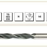 MTE Silindirik Saplı Metal 4 mm Matkap Ucu