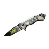 Mtech 4 23 3 Army Kurtarma / Kamp Çakı 20Cm - Yarı Otomatik, Kemerlikli, Cam Kırma İp Kesme Aparatlı