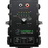 Mtest-1 Kablo Test Cihazı 6-Pin Anahtarı Ve 7 Konnektör Tipleri: 1/4 "Trs Ve Ts, 1/8" Trs Ve Ts, Xlr, Rca/Phono, Speakon, Mıdı Ve Banana Kablolar