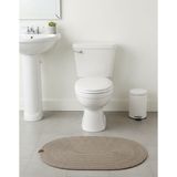 Mtg Jüt Tasarım Hasır Renk El Emeği Doğal Jüt Kordon Halattan Düz Küçük Paspas/Lavabo Önü/Klozet Önü Paspası - 40 x 60 cm