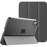 MTK Moveteck Apple iPad 11.Nesil A16/ 10. Nesil 10.9 2022 Tablet Kılıf Slim Smart Standlı Akıllı Kapak Otomatik Uyku Akıllı Folio ve Sert Pc Yarı Saydam Kapak iPad - Apple İpad 10.Nesil - Siyah