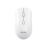 MTL İnce Tasarım Şarj Edilebilir Kablosuz ve Çift Modlu Bluetooth Sessiz Mouse 800 1200 1400 DPI MT8124 Beyaz ile uyumlu
