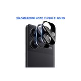 MTL Kamera Lens Koruyucu Dayanıklı Kamera Koruyucu Siyah Redmi Note 13 Pro Plus 5G ile uyumlu