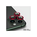 MTL Safir Lens Çizilmez Dayanıklı Kamera Koruyucu Kırmızı iPhone 11 Pro / 11 Pro Max ile uyumlu
