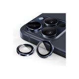 MTL Safir Lens Çizilmez Dayanıklı Kamera Koruyucu Mavi iPhone 15 Pro / 15 Pro Max ile uyumlu