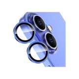 MTL Safir Lens Çizilmez Dayanıklı Kamera Koruyucu Mavi iPhone 16/16 Plus ile uyumlu