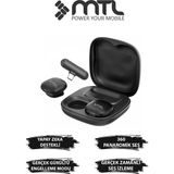 Mtl Type-C Mini Kablosuz Bluetooth 2 Kişilik Yaka Mikrofonu Yapay Zeka Destekli Uzun Pil Ömrü MT936 - Belirtilmemiş - Renkli