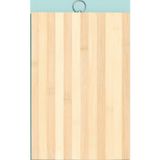 MTM Bambu Kesme Tahtası 27x30 cm, Doğal Bambu Doğrama ve Sunum Tahtası