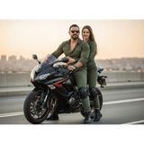 MTNdizlik Motosiklet deri dizlik ,Motorcycle leather keneepad ,motosiklet deri aksesuar - 0 - Siyah