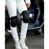 MTNdizlik Motosiklet deri dizlik ,Motorcycle leather keneepad ,motosiklet deri aksesuar - Azur Mavi