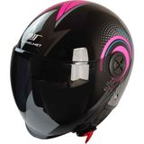 Mts 101 Yazlık Motosiklet Kaskı Pink Woman - Çok Renkli