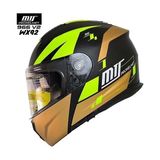 Mts 966 WX92 Çene Açılır Kask (Gold Siyah Mat)