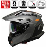 MTS FR805 Natura Cross Motosiklet Kaskı Güneş Vizörlü Enduro Full Face Kask