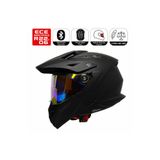 MTS FR805 Raven Cross Motosiklet Kaskı Güneş Vizörlü Enduro Full Face Kask