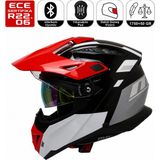 MTS FR805 Senik Cross Motosiklet Kaskı Güneş Vizörlü Enduro Full Face Kask