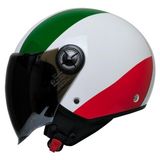 MTS FX101 Italy Motosiklet Kaskı Yarım Açık Motorcu Kask - Çok Renkli