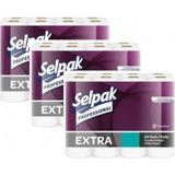 Mts Hijyen Professional Extra 3 x 24 Rulo Tuvalet Kağıdı 1 Katlı Ekstra Dayanıklı Beyaz - Renkli