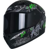 Mts M-201 Full Face Çocuk Motosiklet Kaskı Black - Motodede