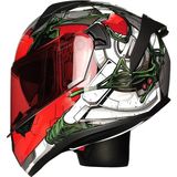 MTS M-801-SNAKE War Güneş Vizörlü Kask (Kırmızı Camlı) - Kahverengi