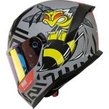 Mts M-910 Mat Bee Güneş Vizörlü Kask - XL
