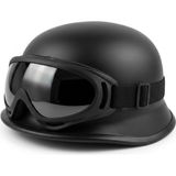 Mts M20 Chopper Kask - Mat Siyah